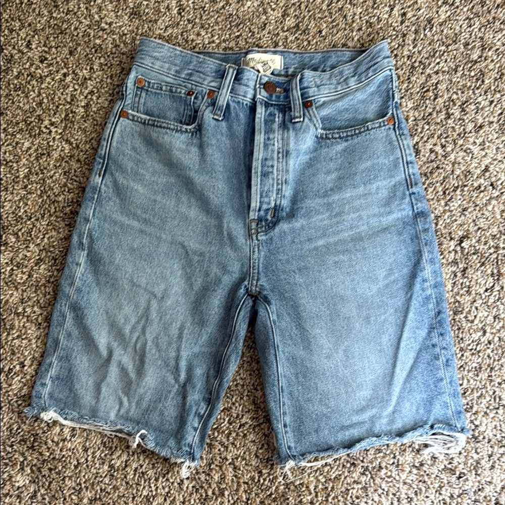 Madewell Women's Blue Jean Shorts